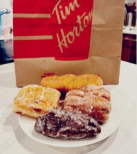 Tim HORTONS Walnut Crunch & Cinnamon Twist Donuts